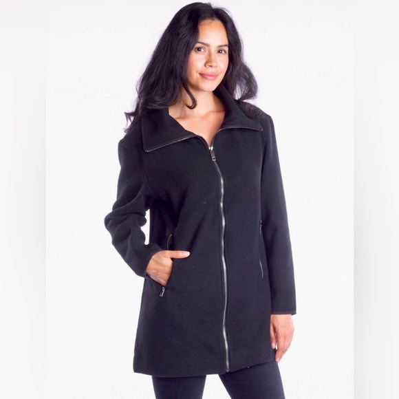 Women’s Long Sleeve Full Zip Jacket with Pockets - S - Picture 1 of 10